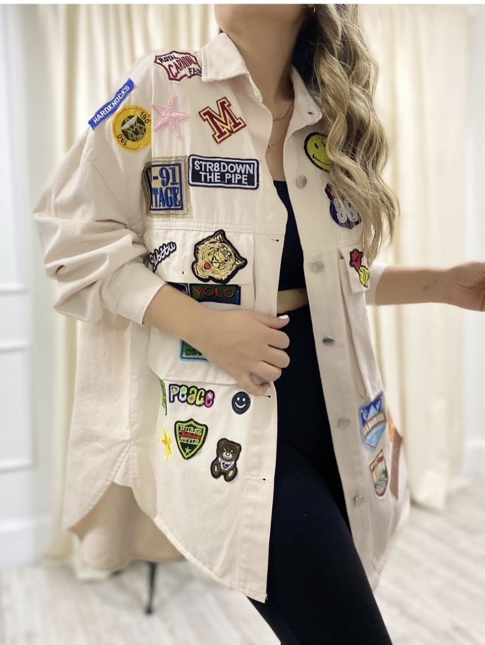Impulsive Badge Me Denim Jacket